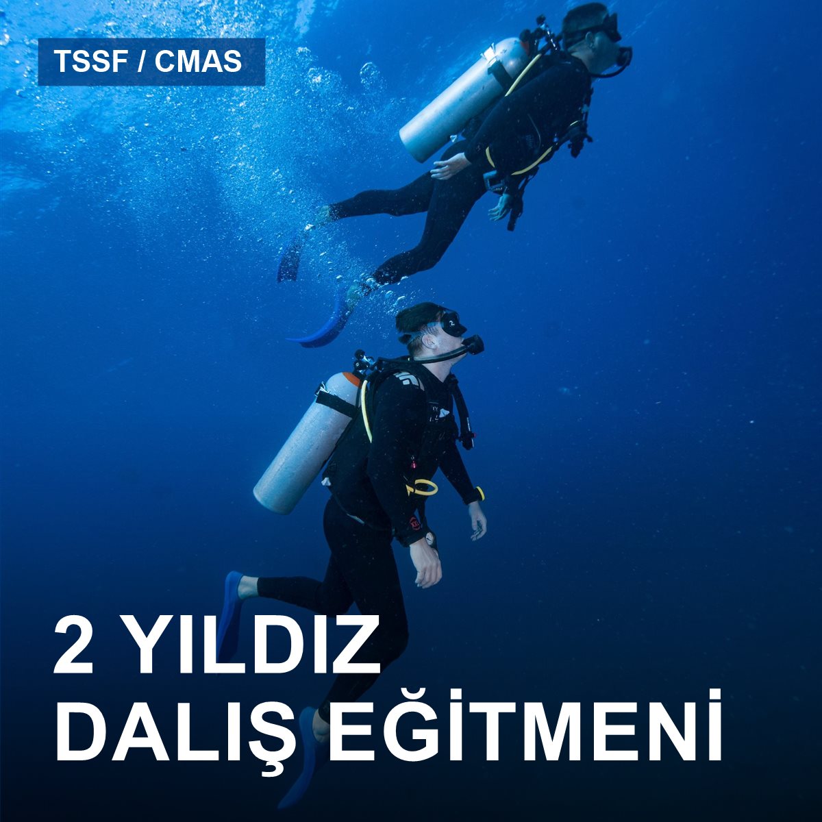 TSSF/CMAS 2 Yıldız Dalış Eğitmeni Kursu